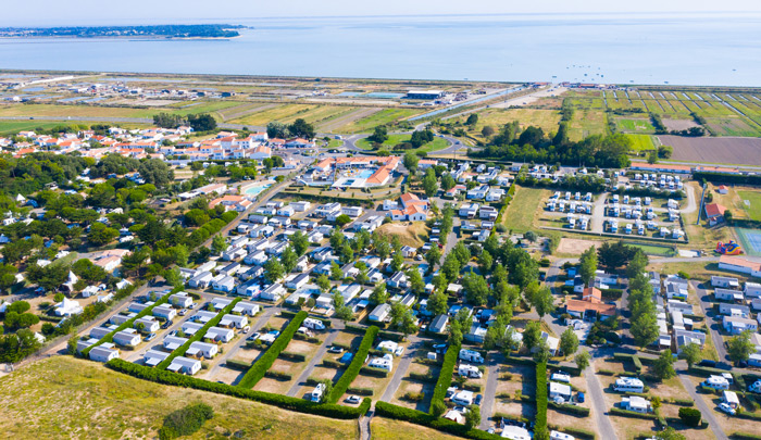 Camping Caravanile : Vue Acces Plage